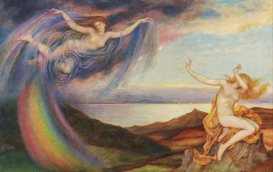 Evelyn de Morgan - Raggio di sole e acquazzone estivo